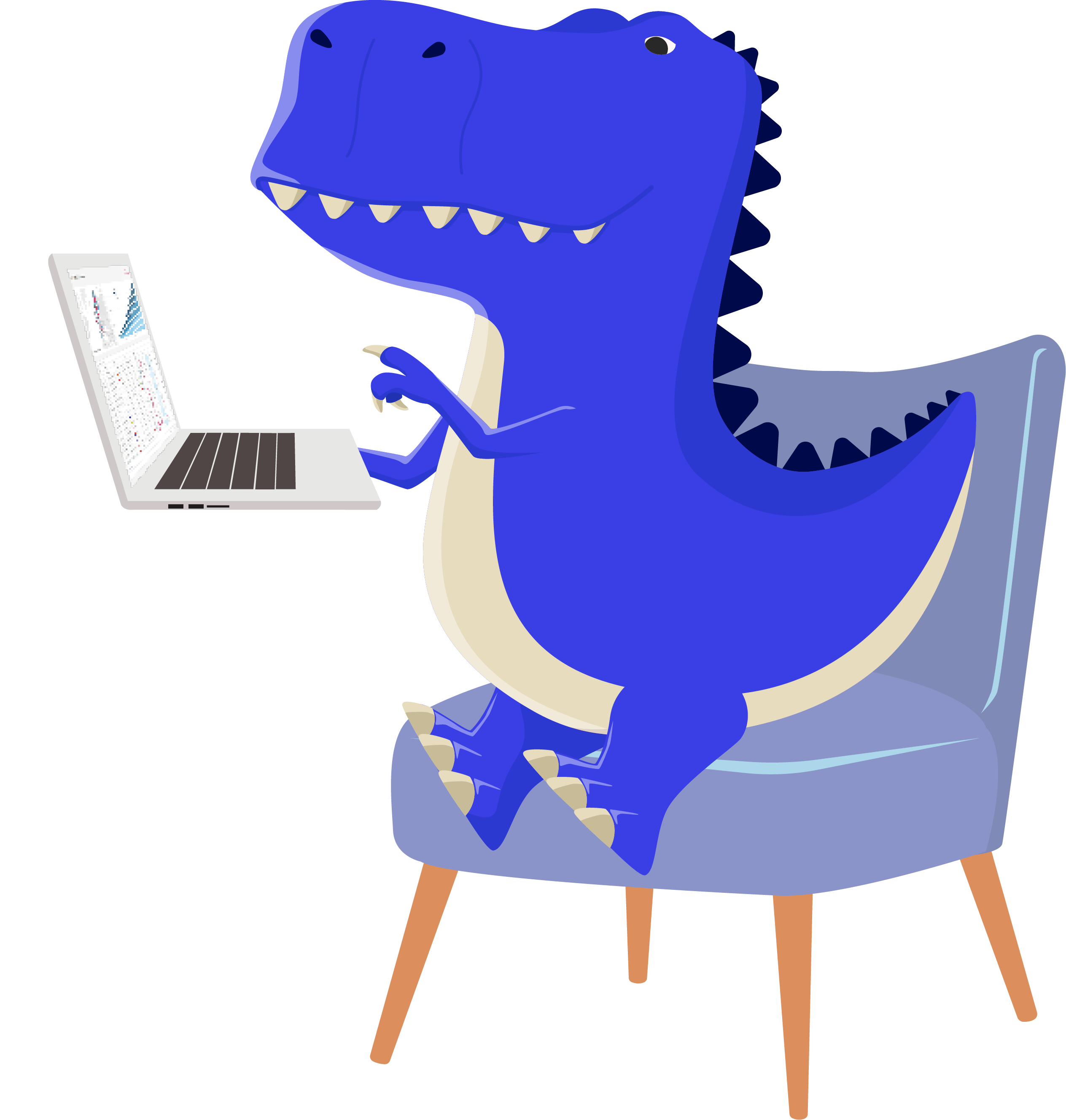 t-rex_self_service – blue Vizzy self service